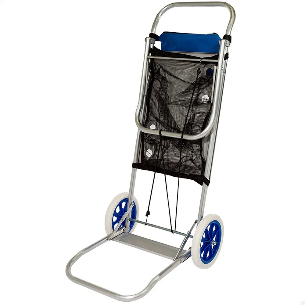 Aktive Strandstoltralle 52x37x105 Cm unisex, Blue / grey, One Size