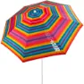 Aktive Sun&confort Ø Vindtett Uv50 Strandparasoll Med Justerbar Stang 220cm unisex, Multicolor stripes, One Size