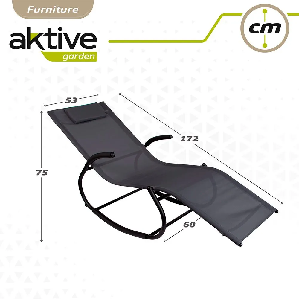 Aktive Tekstil Lenestol 60x172x75 Cm unisex, Black, One Size