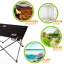 Aktive Tekstil Sammenleggbart Bord 61x53x51 Cm unisex, Black, One Size