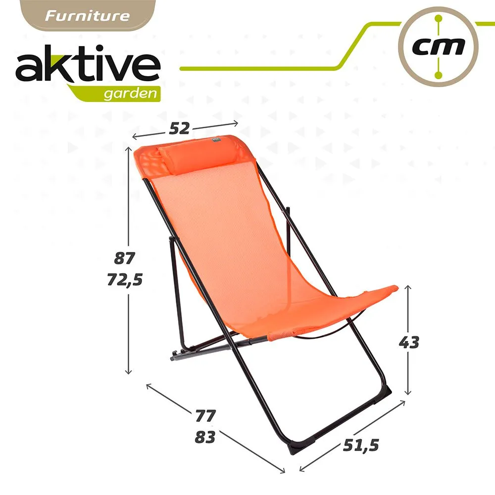 Aktive Tekstilstol 80x55x89 Cm unisex, Orange, One Size