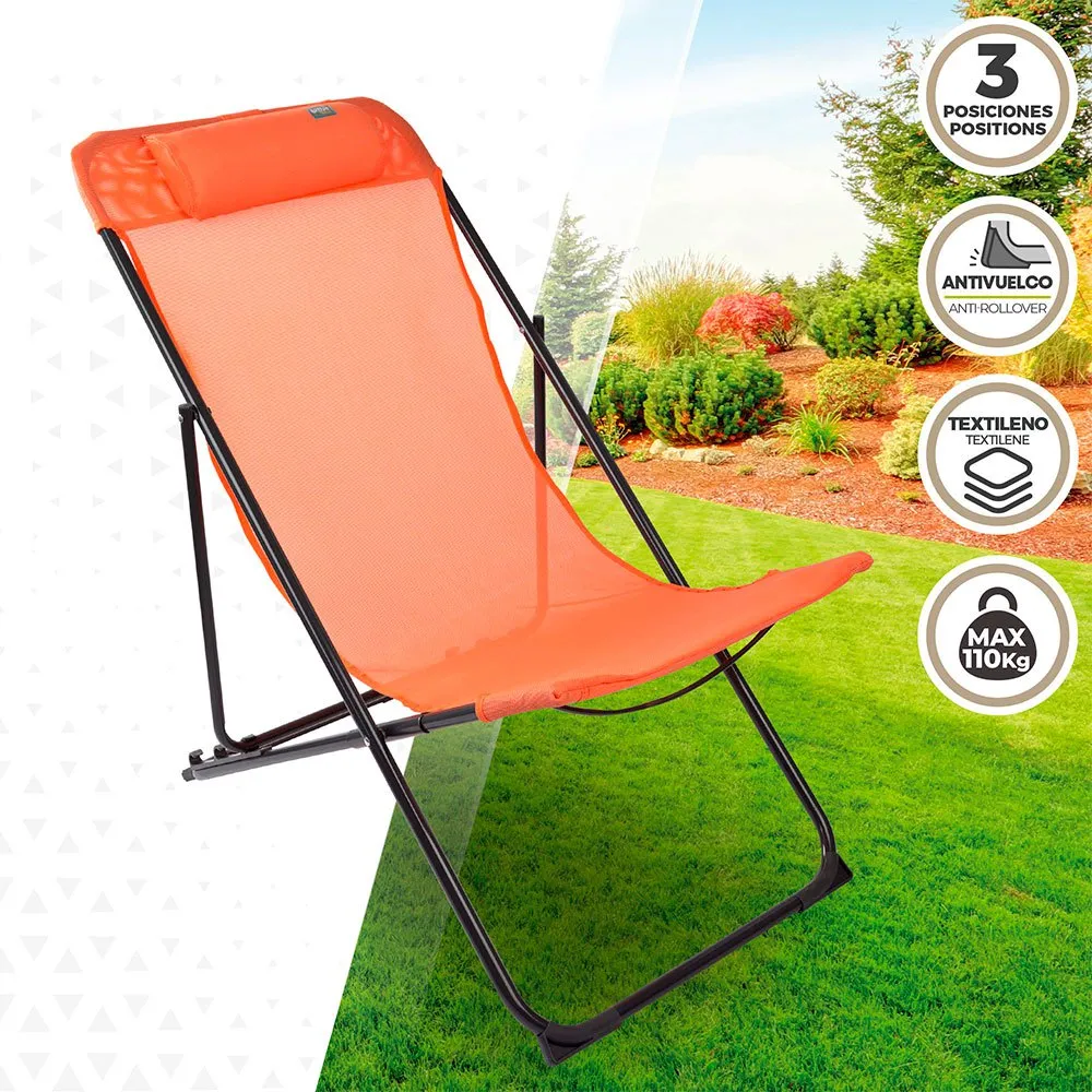Aktive Tekstilstol 80x55x89 Cm unisex, Orange, One Size