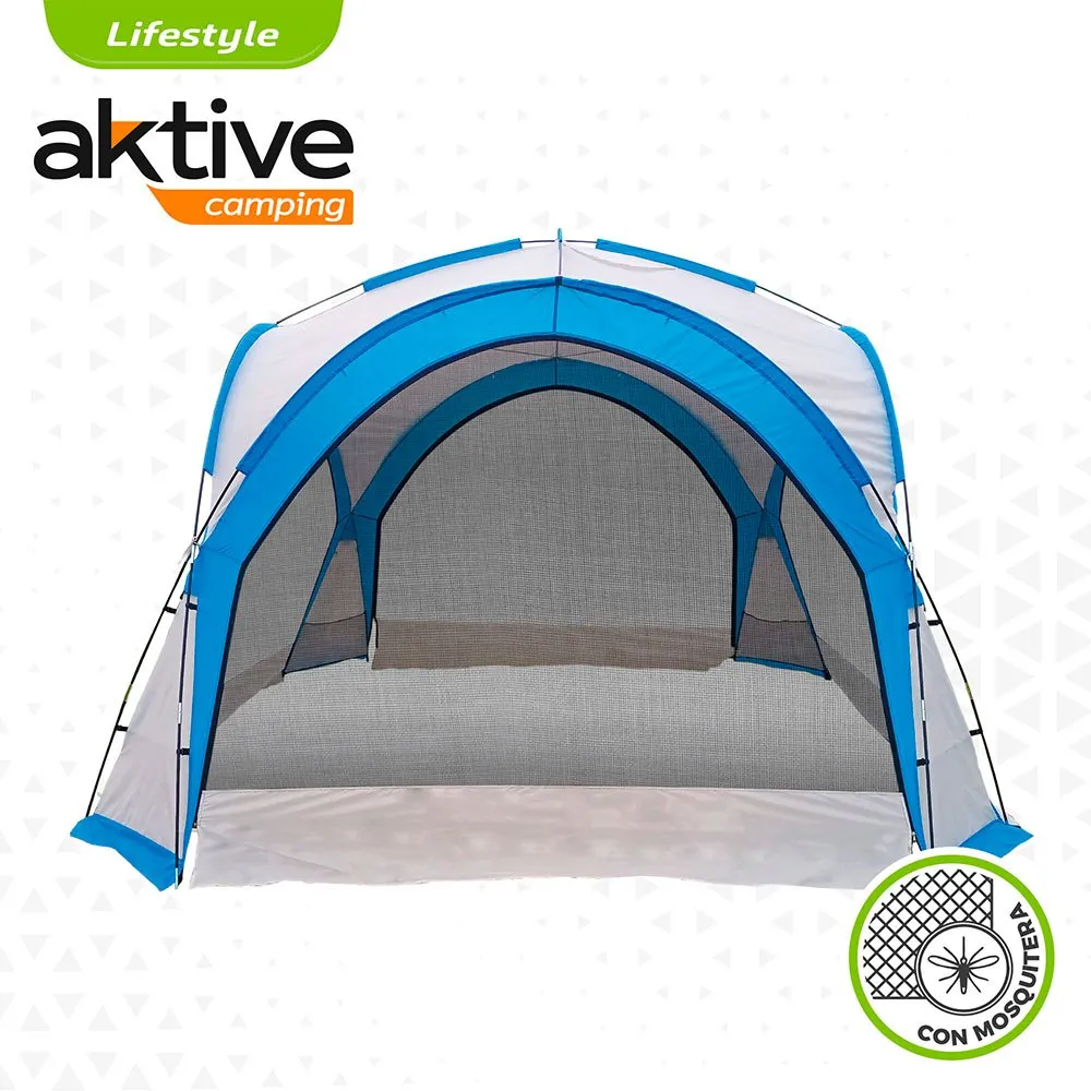 Aktive Telt Med Myggnett unisex, Grey / blue, One Size