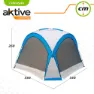 Aktive Telt Med Myggnett unisex, Grey / blue, One Size