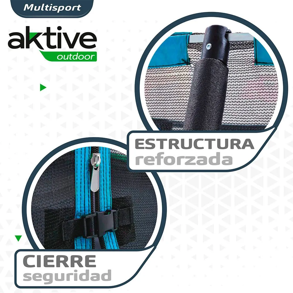 Aktive Trampoline 366 Cm unisex, Blue / black / green, One Size Aktive Trampoline 366 Cm unisex, Blue / black / green, One Size