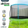 Aktive Trampoline 366 Cm unisex, Blue / black / green, One Size