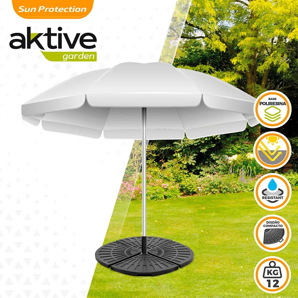 Aktive Trekantet Parasollfot I Polyresin unisex, Black, 47 x 64 x 4cm Aktive Trekantet Parasollfot I Polyresin unisex, Black, 47 x 64 x 4cm