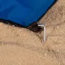 Aktive Uv50 Pop-up Vindskjerm Og Strandtelt 145x148x103 unisex, Royal / clear / grey, One Size