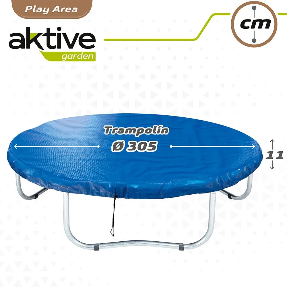 Aktive Vanntett Trampolinebeskyttelse Med Uv-beskyttelse unisex, Blue, One Size
