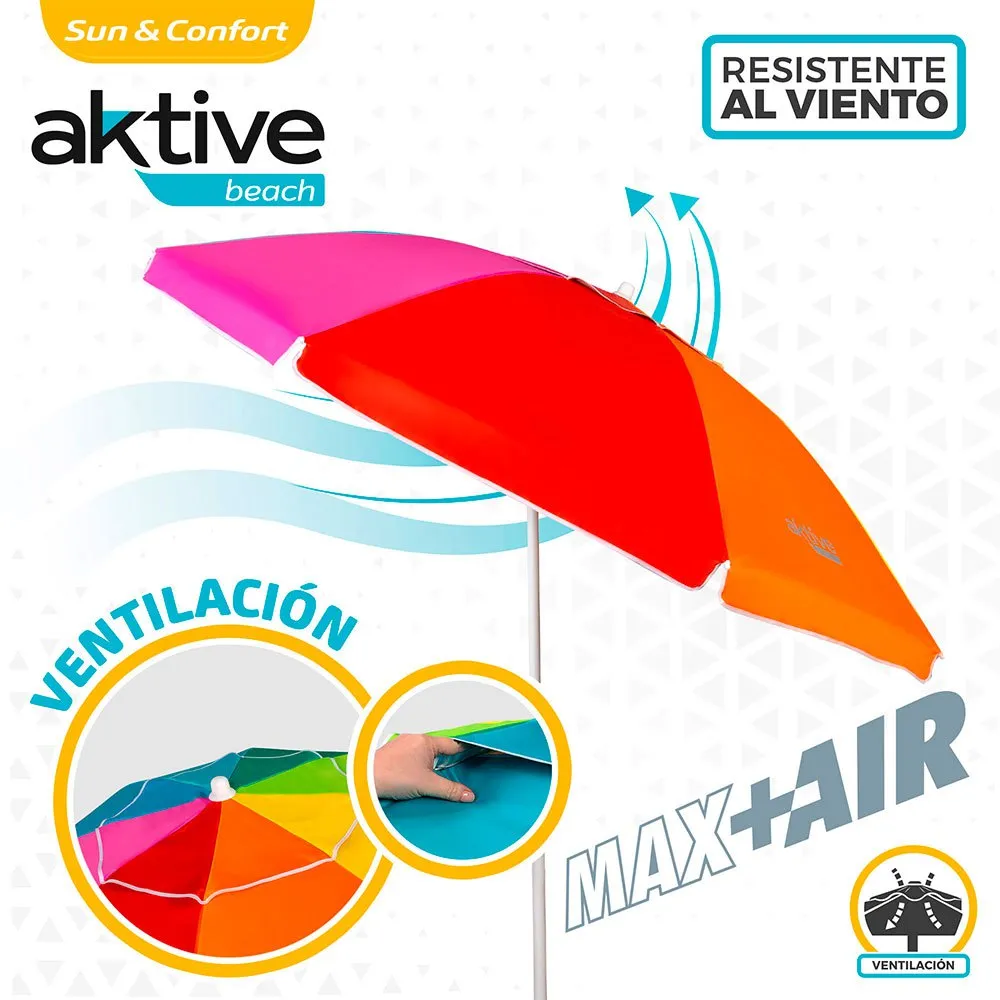 Aktive Vindtett Strandparasoll Med Uv50-beskyttelse 220 Cm Refurbished unisex Aktive Vindtett Strandparasoll Med Uv50-beskyttelse 220 Cm Refurbished unisex