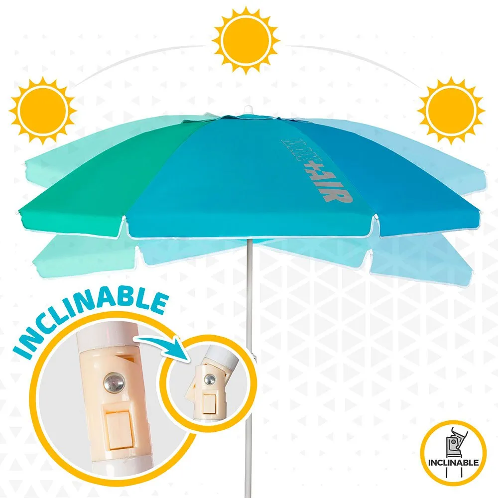 Aktive Vindtett Strandparasoll Med Uv50-beskyttelse 220 Cm Refurbished unisex Aktive Vindtett Strandparasoll Med Uv50-beskyttelse 220 Cm Refurbished unisex