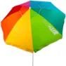 Aktive Vindtett Strandsolparasoll Med Uv50-beskyttelse 220 Cm unisex, Multicolor panel, One Size