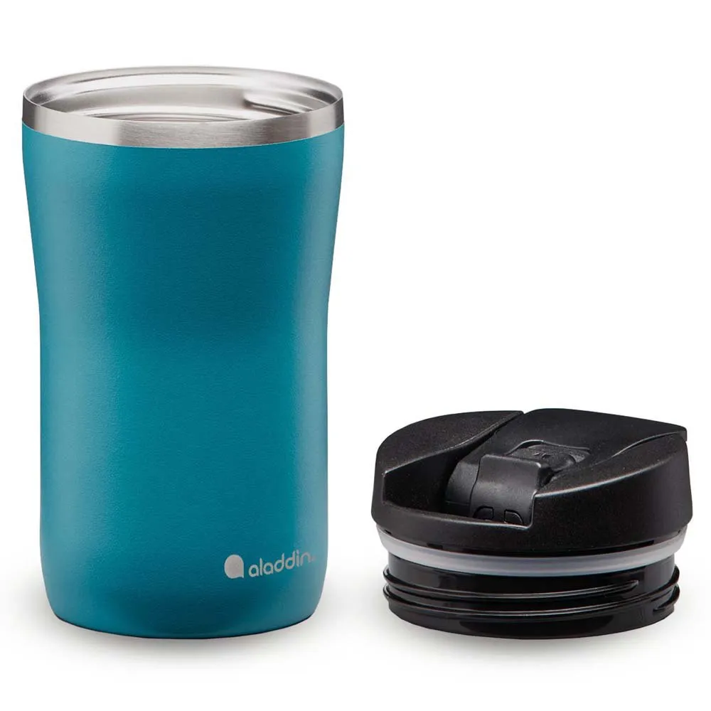 Aladdin Café Thermavac™ Leak-lock™ Stainless Steel 0.25l Termosflaske, Blue water, One Size Aladdin Café Thermavac™ Leak-lock™ Stainless Steel 0.25l Termosflaske, Blue water, One Size