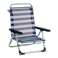Alco Multipurnation Aluminum Beach With Handle And Folding Rear Leg 79.5x59.5x56 Cm Stol