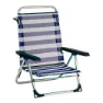 Alco Multipurnation Aluminum Beach With Handle And Folding Rear Leg 79.5x59.5x56 Cm Stol, Multicolor, One Size