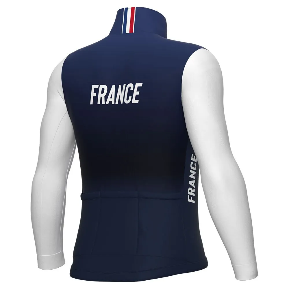 Alé French Cycling Federation Replica 2023 Jakke, Blue / white