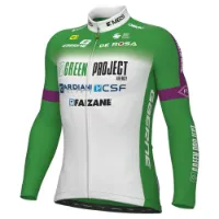 Alé Green Project-bardiani Csf-faizane Replica 2023 Langermet Trøye Alé Green Project-bardiani Csf-faizane Replica 2023 Langermet Trøye