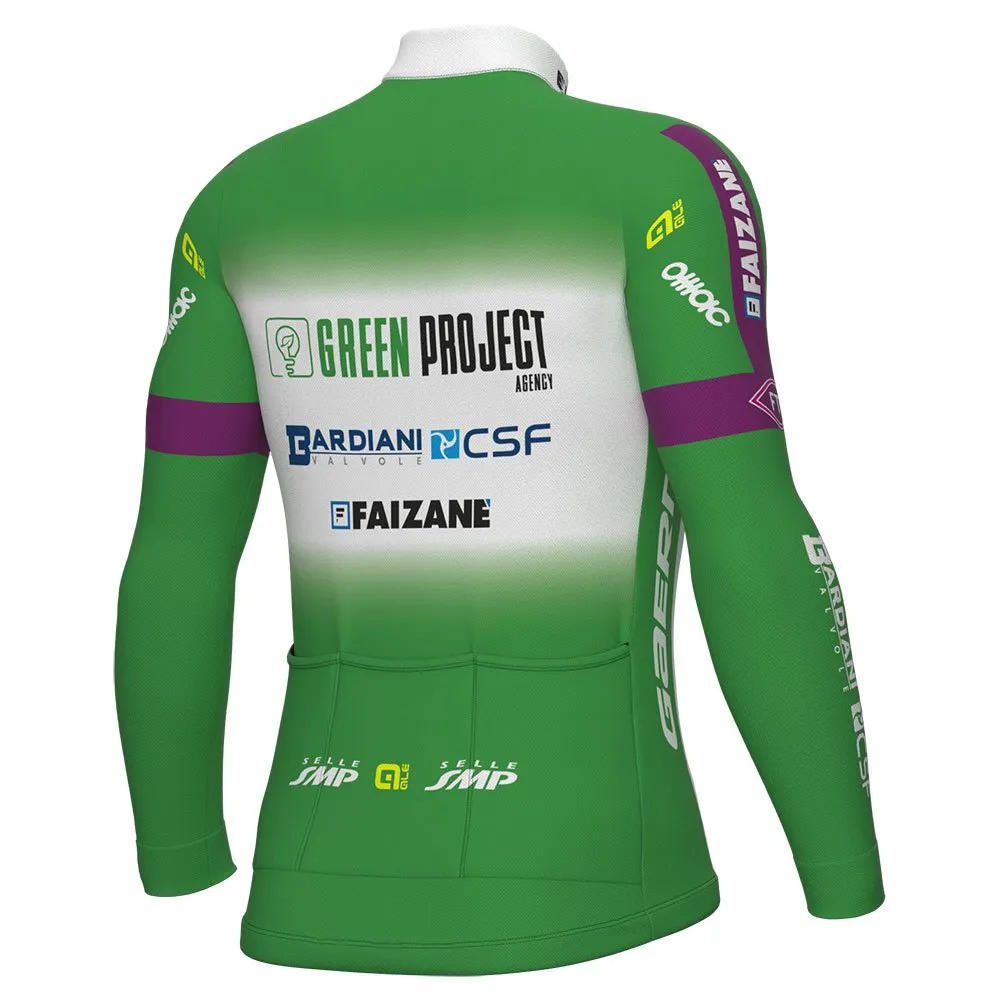 Alé Green Project-bardiani Csf-faizane Replica 2023 Langermet Trøye, Green