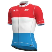Alé Groupama Fdj 2021 Luxembourg Champion Pr-s Kort Ermet Trøye Alé Groupama Fdj 2021 Luxembourg Champion Pr-s Kort Ermet Trøye