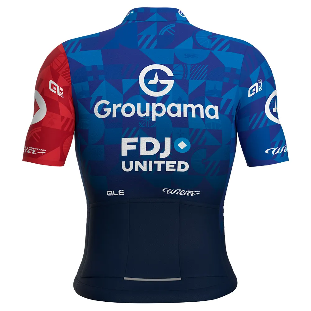 Alé Groupama Fdj Capsule Tdf 2025 Kort Ermet Trøye