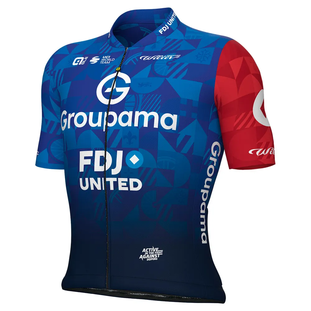 Alé Groupama Fdj Capsule Tdf 2025 Kort Ermet Trøye