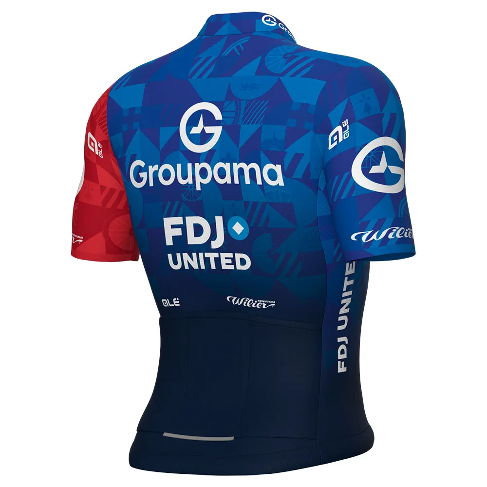 Alé Groupama Fdj Capsule Tdf 2025 Kort Ermet Trøye