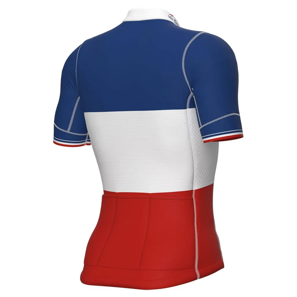 Alé Groupama Fdj Champion France Pro 2023 Kort Ermet Trøye Alé Groupama Fdj Champion France Pro 2023 Kort Ermet Trøye