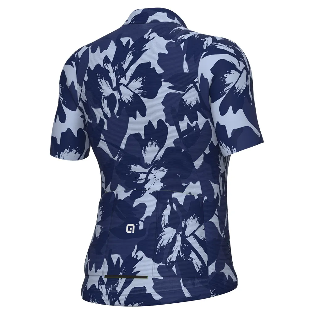 Alé Pragma Flower Kort Ermet Trøye, Blue, M Alé Pragma Flower Kort Ermet Trøye, Blue, M