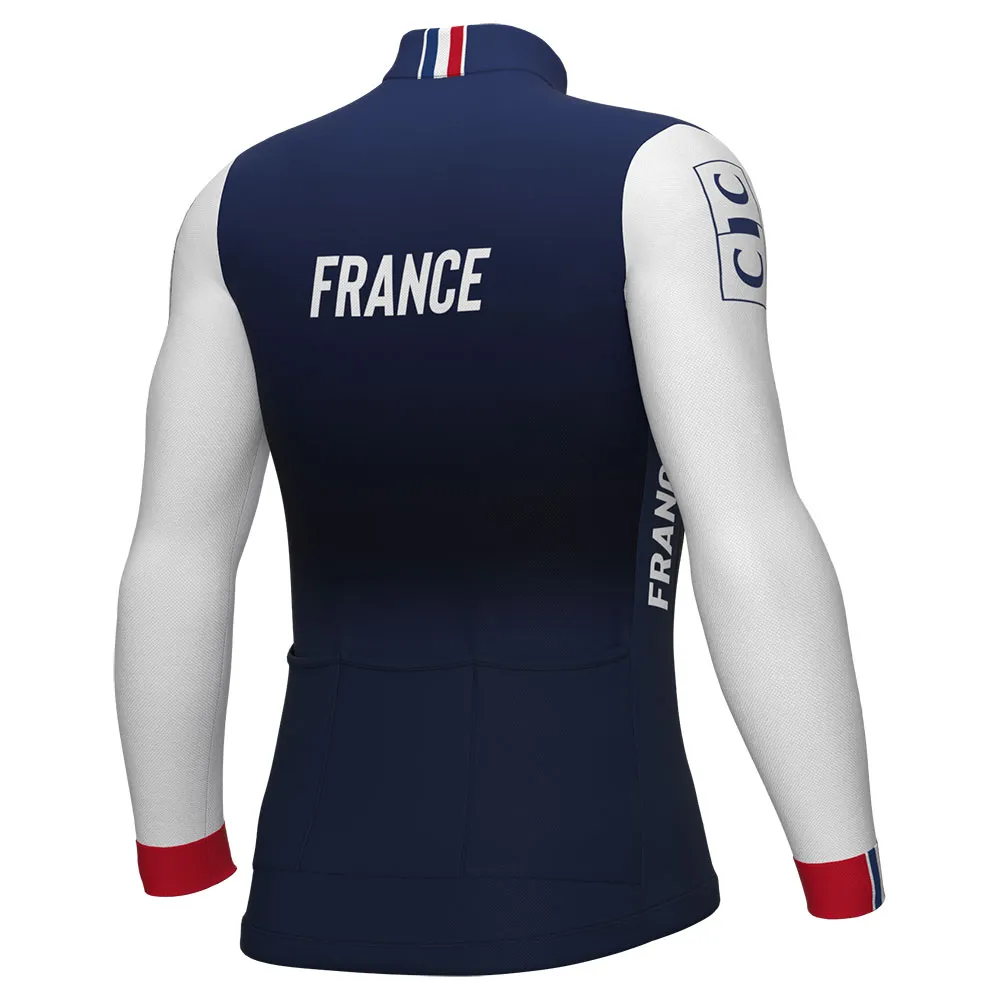 Alé Prime French Federation 2025 Langermet Trøye, Blue Alé Prime French Federation 2025 Langermet Trøye, Blue