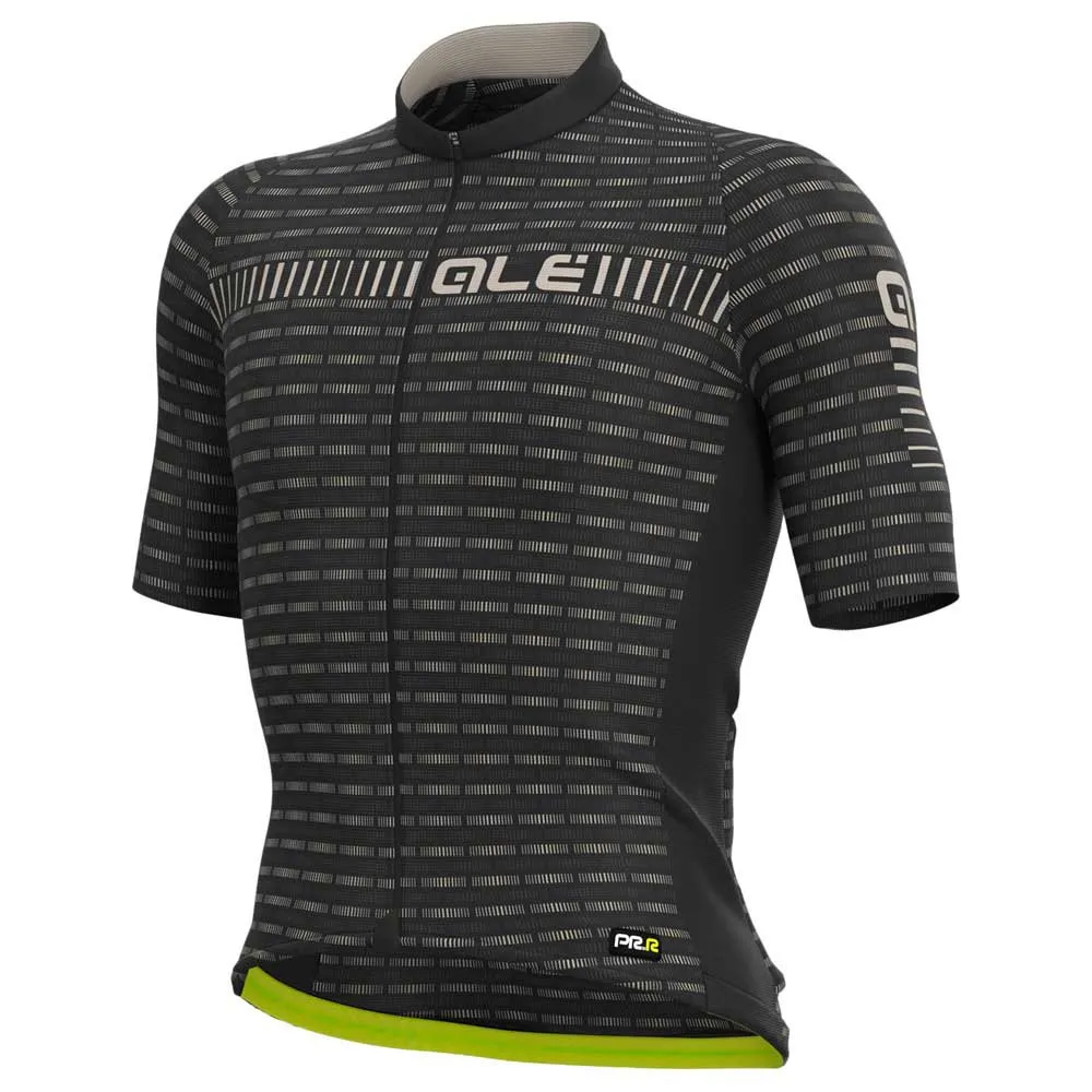 Alé Prr Green Road Kort Ermet Trøye, Black / brown, M Alé Prr Green Road Kort Ermet Trøye, Black / brown, M