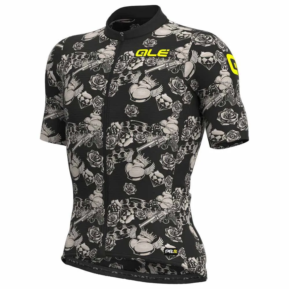 Alé Prr Las Vegas Kort Ermet Trøye, Black / brown, M Alé Prr Las Vegas Kort Ermet Trøye, Black / brown, M