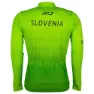 Alé Slovenian Cycling Federation Replica 2023 Langermet Trøye, Green