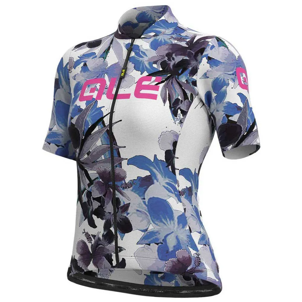 Alé Solid Bouquet Kort Ermet Trøye, White, 3XL