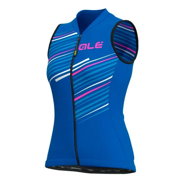 Alé Solid Flash Ermeløs Sykkeltrøye, Light blue, L Alé Solid Flash Ermeløs Sykkeltrøye, Light blue, L
