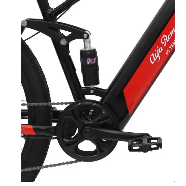 Alfa Romeo Full 29´´ Elektrisk Terrengsykkel, Black / red, One Size, 250Wh, Elsykkel