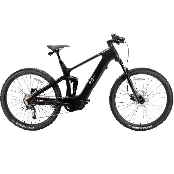Alfa Romeo Full Carbon 29´´ Elektrisk Terrengsykkel, Black, One Size, 250Wh, Elsykkel Alfa Romeo Full Carbon 29´´ Elektrisk Terrengsykkel, Black, One Size, 250Wh, Elsykkel