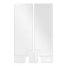 Algis Bright Gaffelbeskyttelsesklistremerker, Clear, One Size