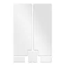 Algis Mate Gaffelbeskyttelsesklistremerker, Clear, One Size