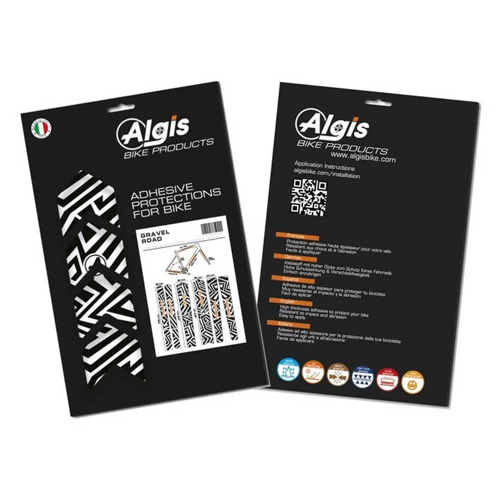 Algis Mate Gravel/road Rammesikringsklistremerker, White, One Size Algis Mate Gravel/road Rammesikringsklistremerker, White, One Size