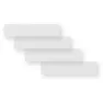 Algis Universal Bright Rammesikringsklistremerker 11x48 Cm 4 Enheter, Clear, One Size