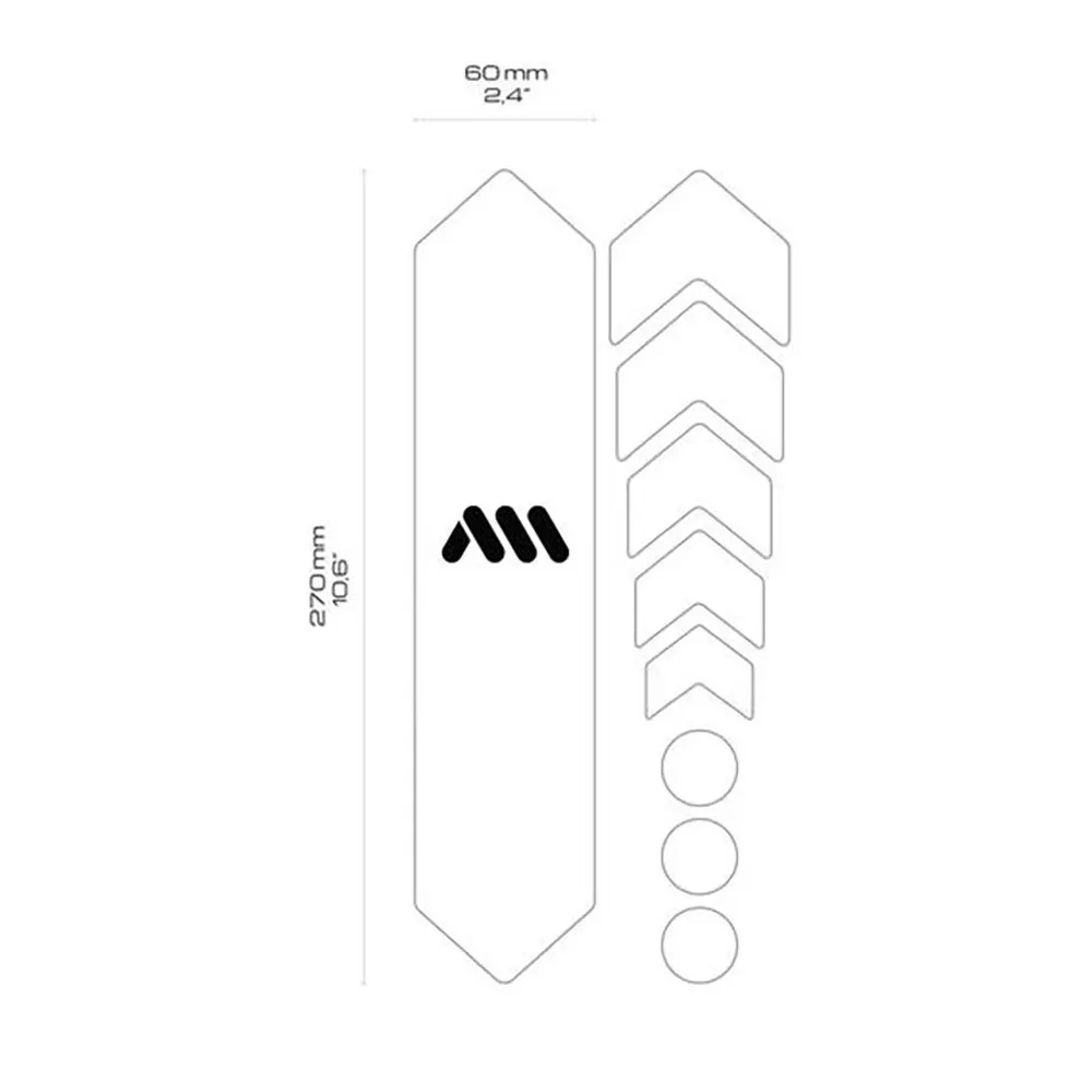 All Mountain Style Honeycomb Basic Rammesikringsklistremerker