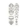 All Mountain Style Honeycomb Basic Rammesikringsklistremerker