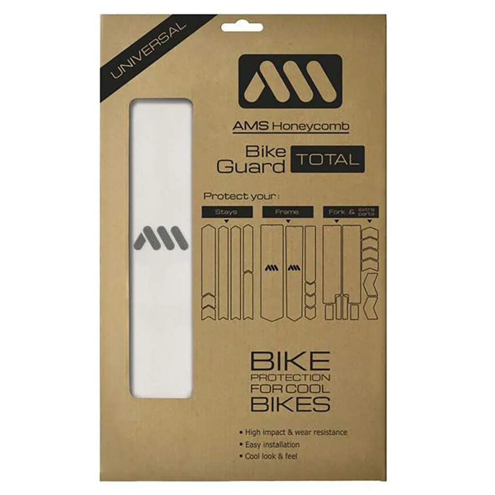 All Mountain Style Honeycomb Total Frame Guard Stickers Refurbished, Clear silver, One Size All Mountain Style Honeycomb Total Frame Guard Stickers Refurbished, Clear silver, One Size