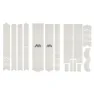All Mountain Style Honeycomb Total Frame Guard Stickers Refurbished, Clear silver, One Size