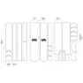 All Mountain Style Honeycomb Total Frame Guard Stickers Refurbished, Clear silver, One Size