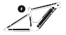 All Mountain Style Rammebeskyttelseskit E-Bike, Clear / silver, One Size