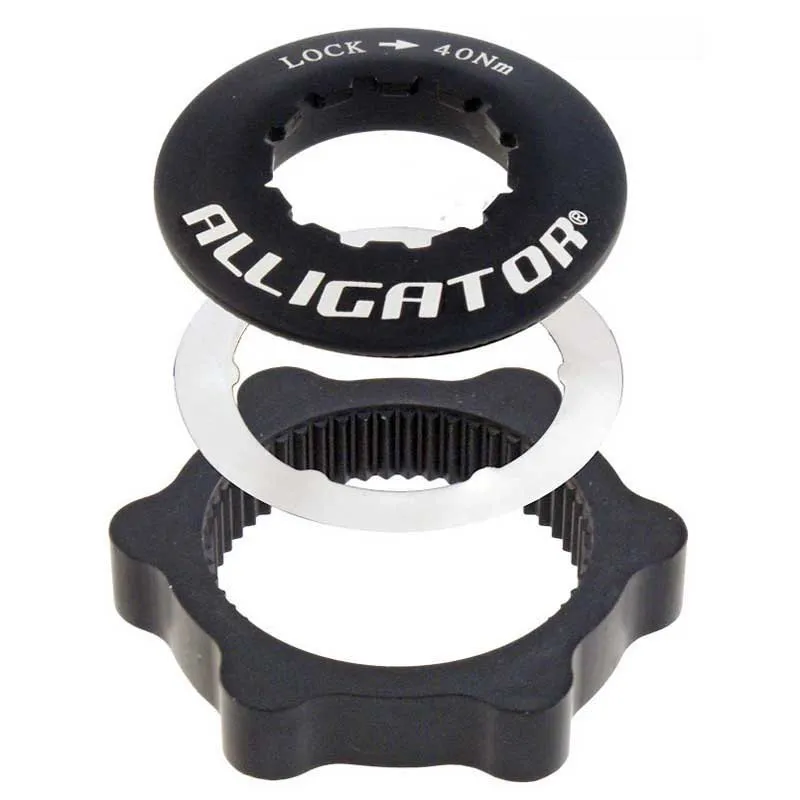 Alligator 6b-cl Sykkel Bremseskiveadapter, Black / white, One Size Alligator 6b-cl Sykkel Bremseskiveadapter, Black / white, One Size