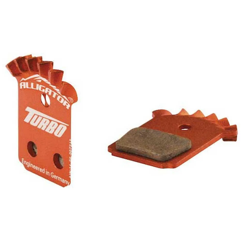 Alligator Formula Mega Turbo Organiske Skivebremseklosser, Orange, One Size Alligator Formula Mega Turbo Organiske Skivebremseklosser, Orange, One Size