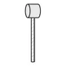 Alligator Stainless Mtb Bremsekabel 100 Enheter, Silver, 1.6 x 1700mm