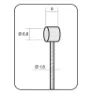 Alligator Stainless Mtb Bremsekabel 100 Enheter, Silver, 1.6 x 1700mm